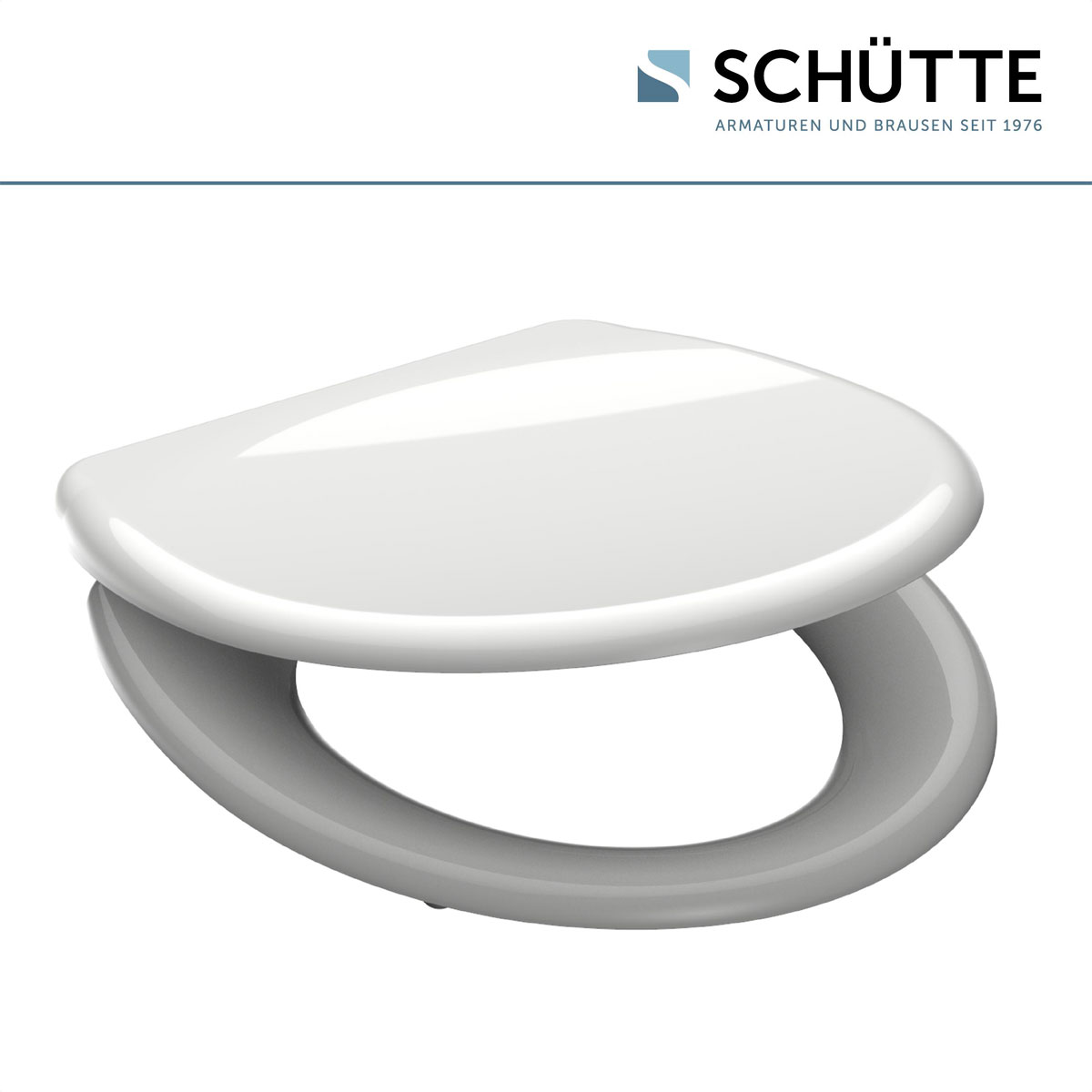 Schütte Duroplast WC-Sitz WHITE mit Absenkautomatik und Schnellverschluss Bild 3