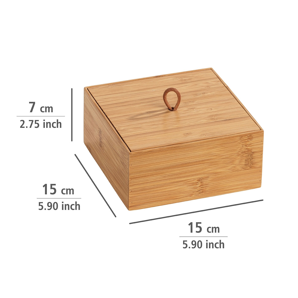 Wenko Bambus-Box mit Deckel Terramit M Bild 4