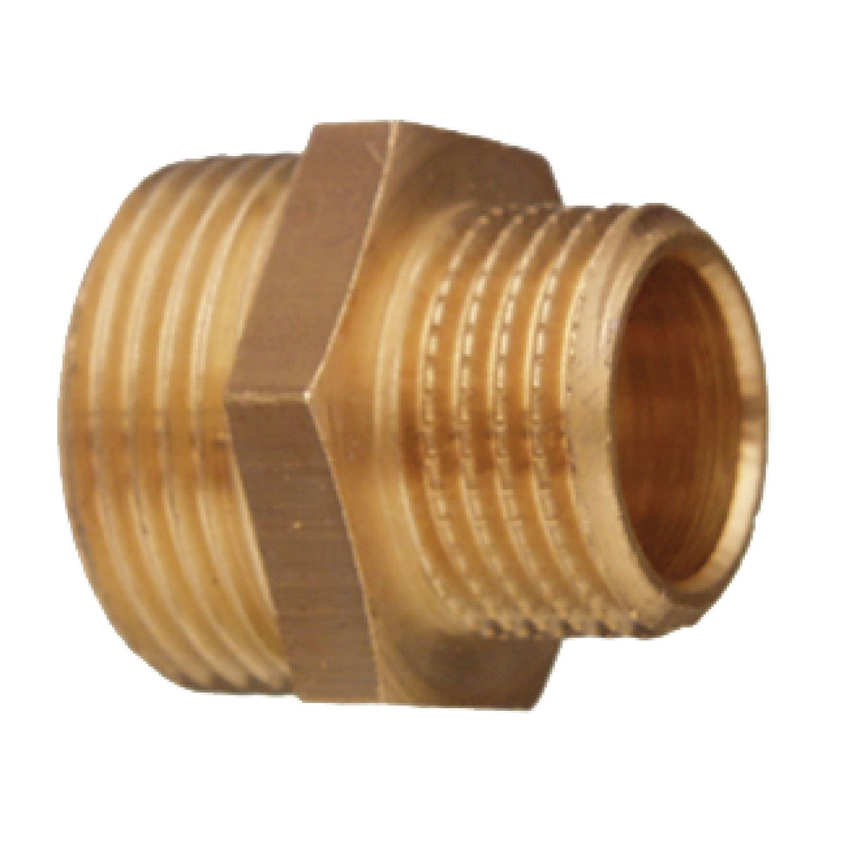 Cornat Messing Reduzier-Nippel 1/2 AG 3/8 AG