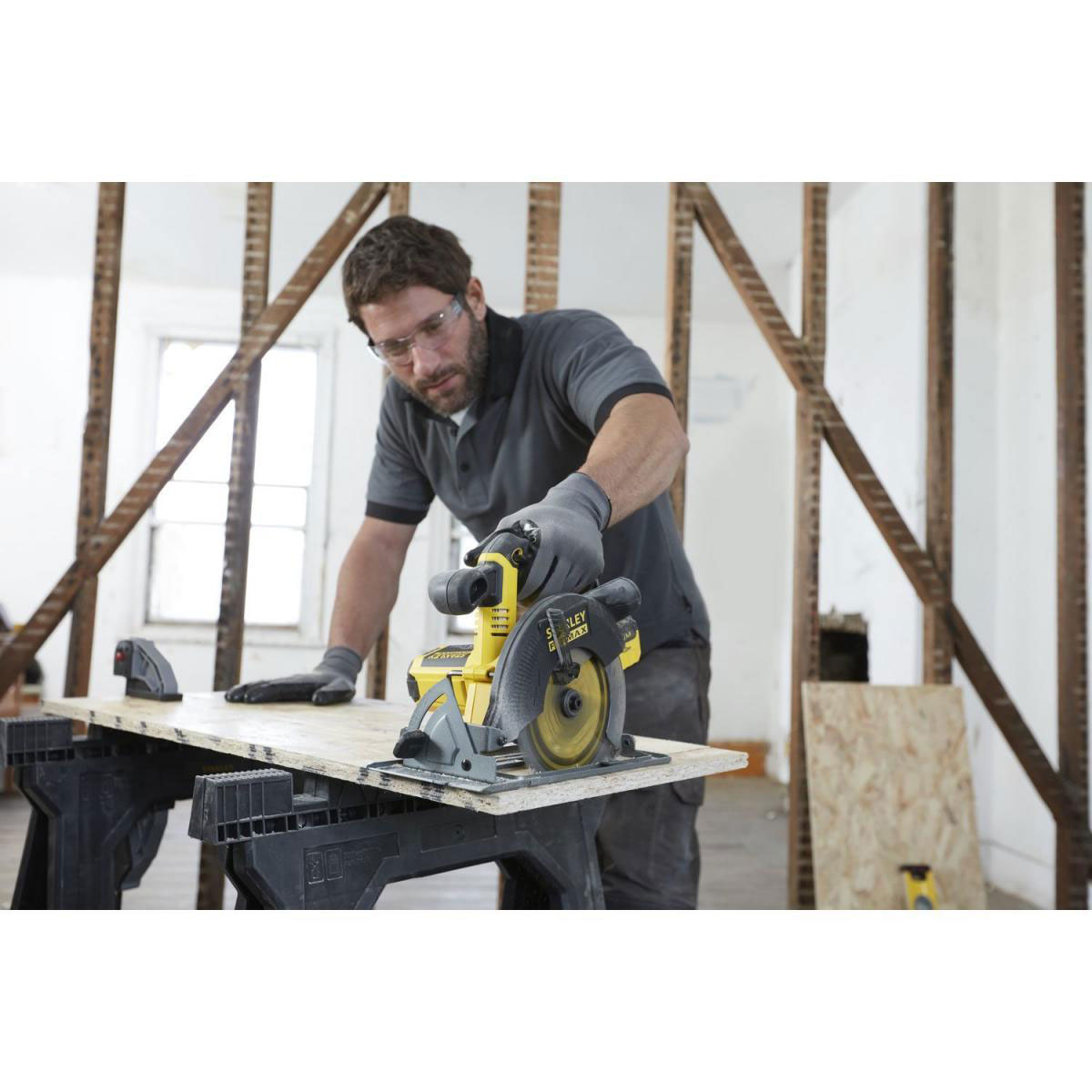 Stanley Akku-Handkreissäge ohne Akku Bild 3