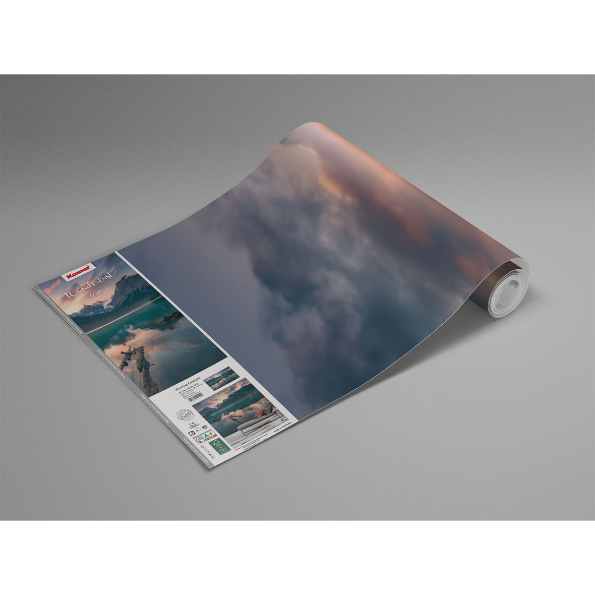 Komar  Vlies Fototapete Burning Emerald 450x280 cm Bild 9