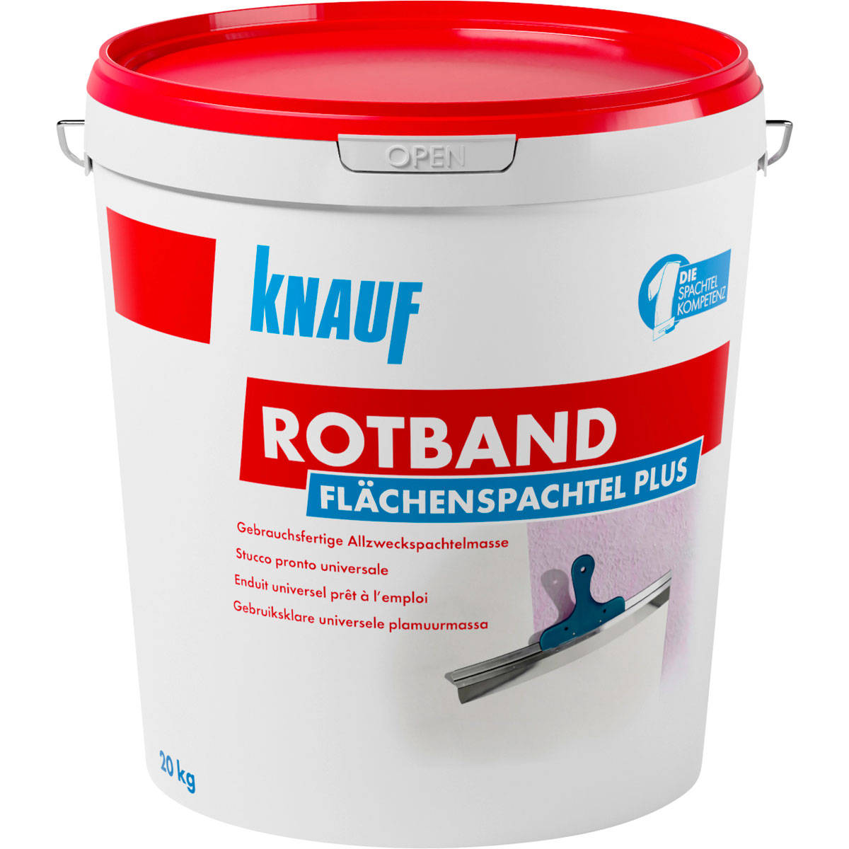 Knauf Flächenspachtel Plus Rotband 20 kg