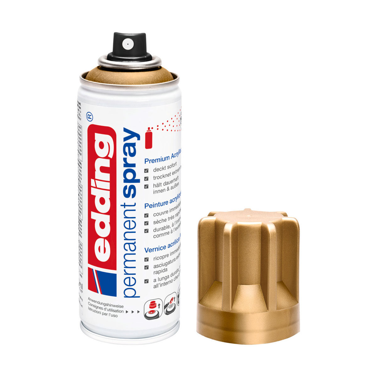 Edding  Spray 5200 reichgold seidenmatt