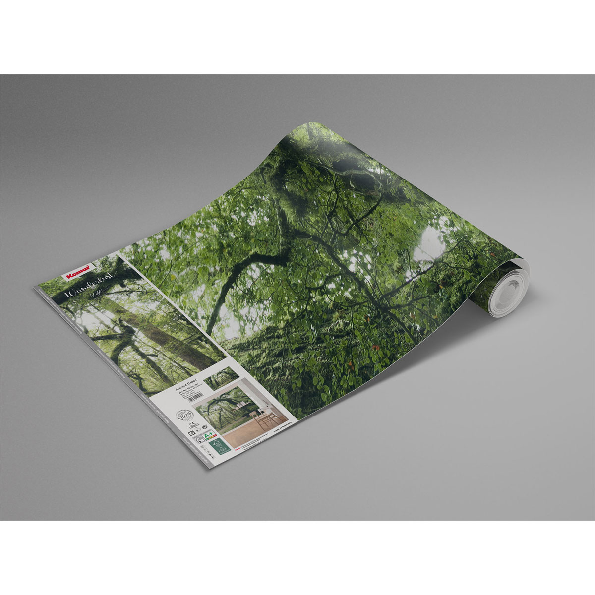 Komar  Vlies Fototapete Ancient Green 450x280 cm Bild 3