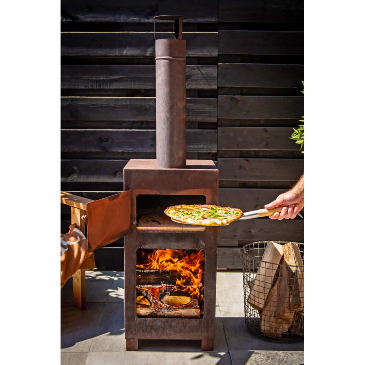 Terrassen- & Pizzaofen 38,9x39,9x140,5 cm Bild 2