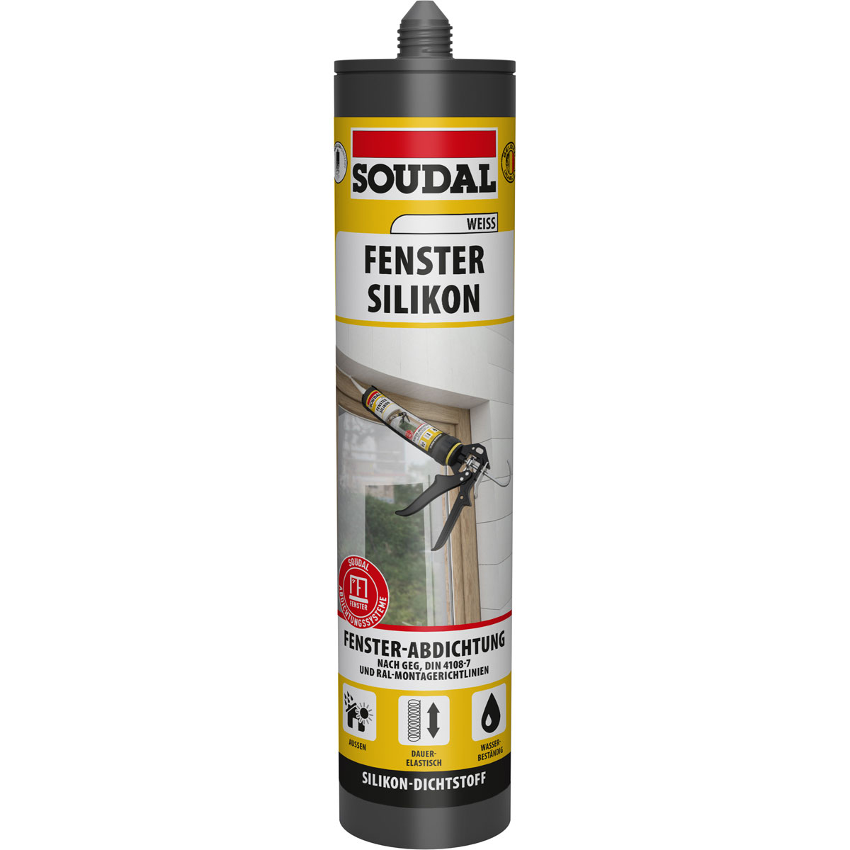 Soudal Fenstersilikon weiss 300ml
