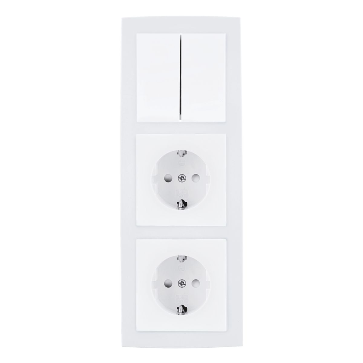 Unitec Abdeckrahmen 3-fach ultraweiß Imola Bild 2