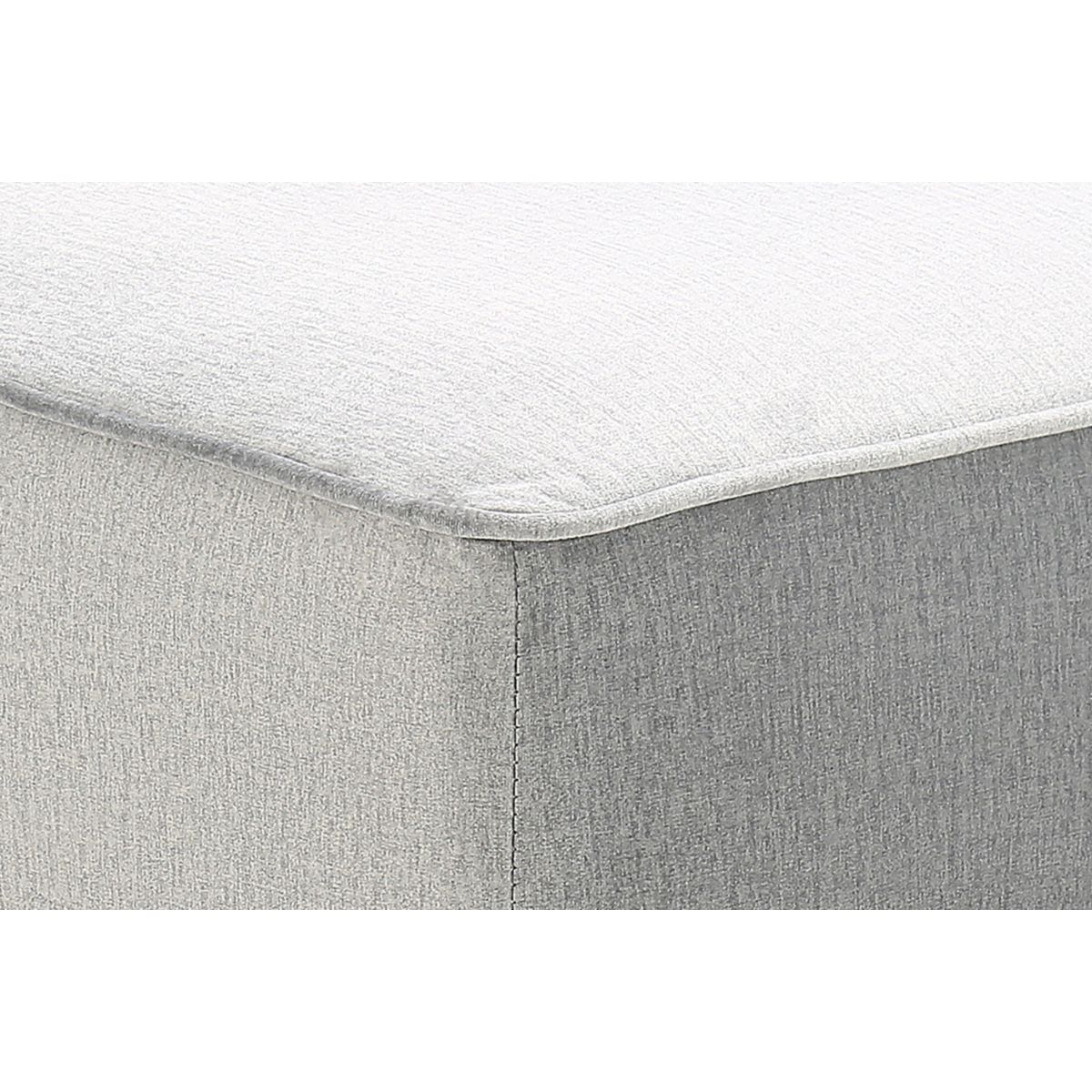 Polsterhocker Presley 325 silber grau Bild 7