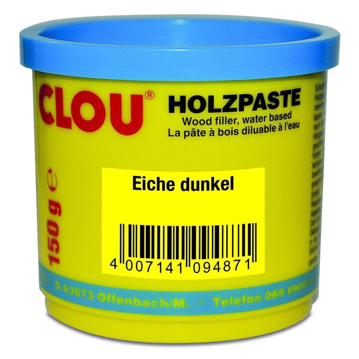Clou Holzpaste Eiche dunkel 150 g