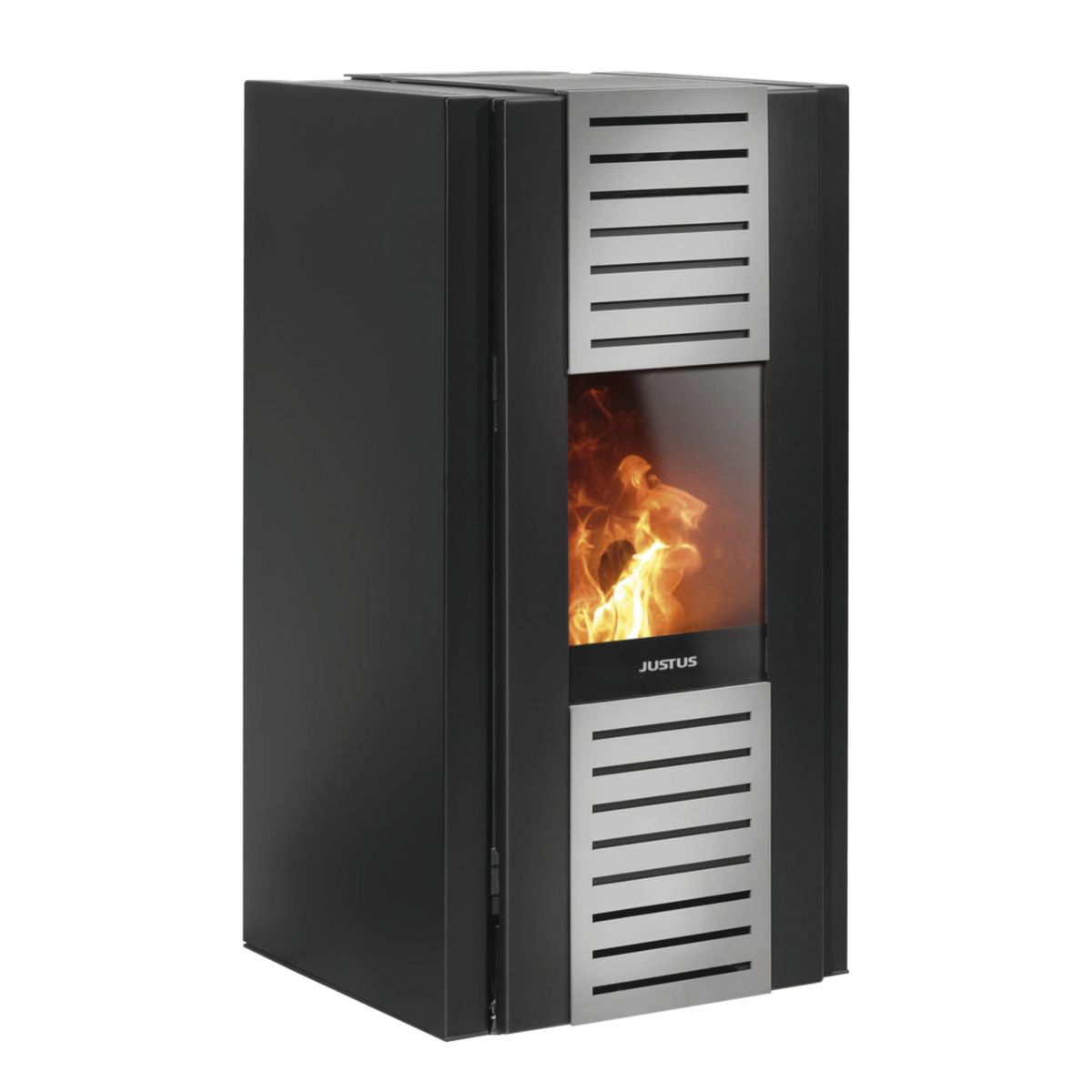 Pelletof. Sirkos Aqua 2.0 Stahl Schwarz