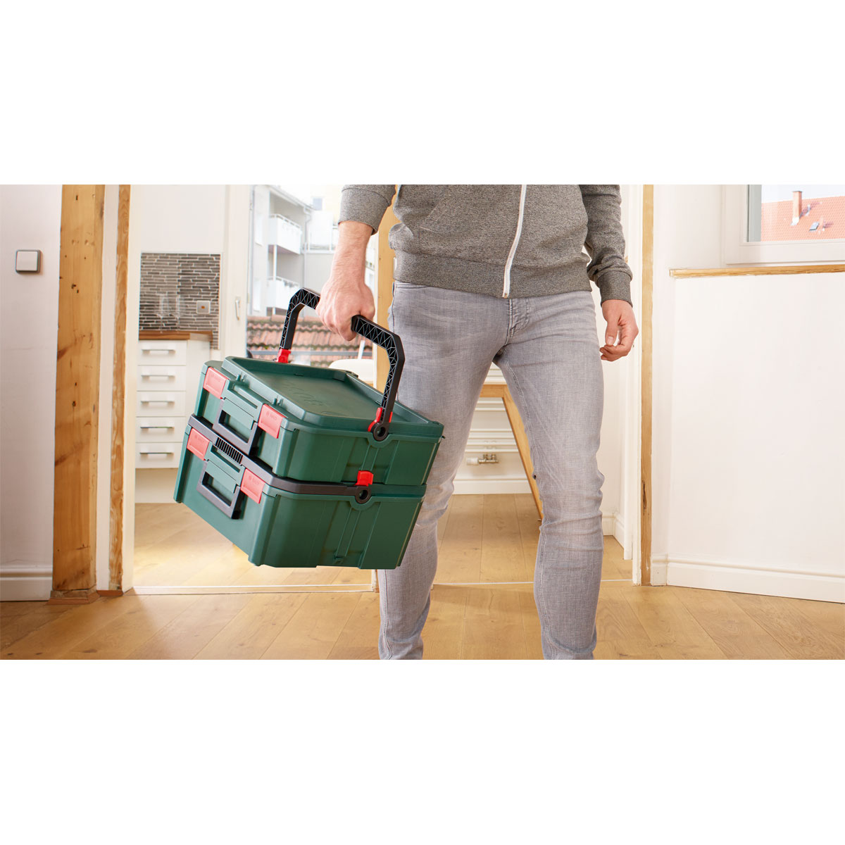 Bosch  Werkzeugkoffer SystemBox grün Größe S Bild 3