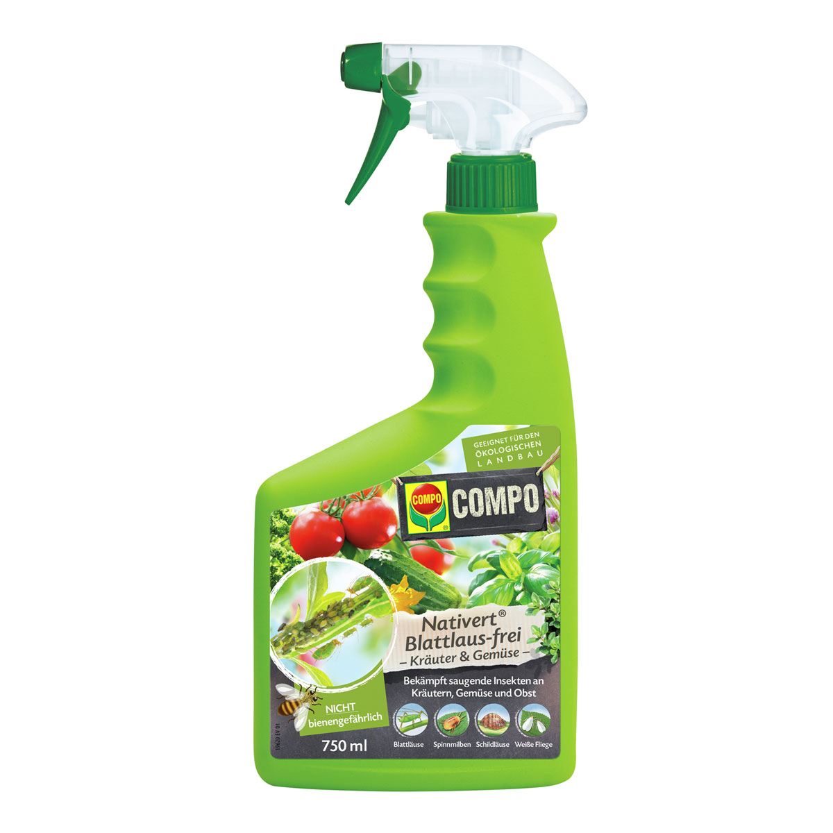 Compo Nativert Insekten-frei Kräuter und Gemüse Bio 750 ml