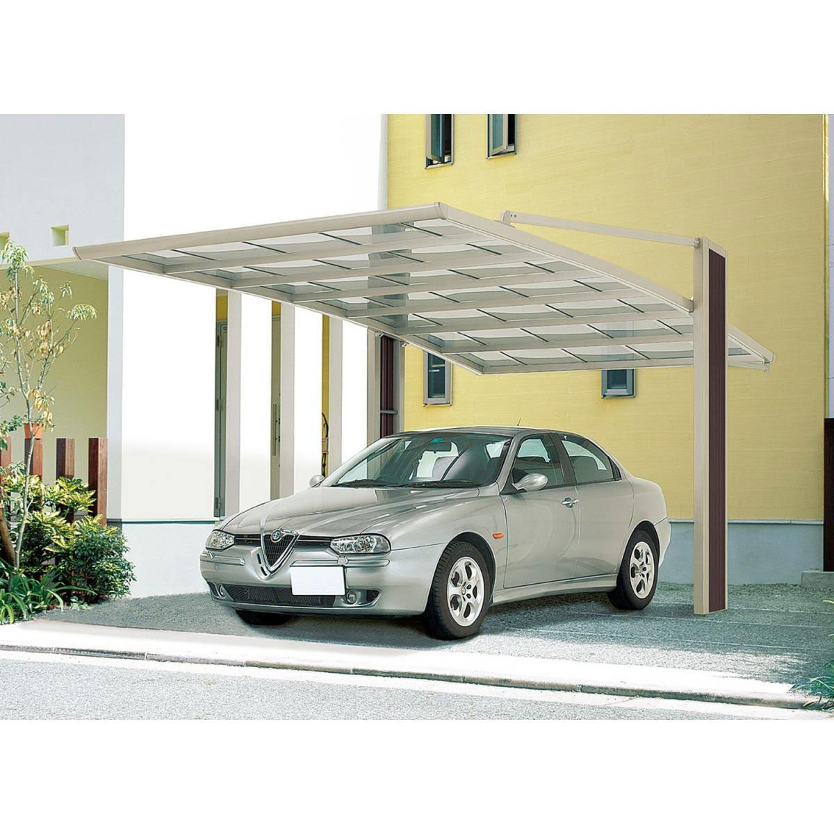 Ximax Carport Alu My-Port 60 Typ 2750 Edelstahl-Look SH Bild 3