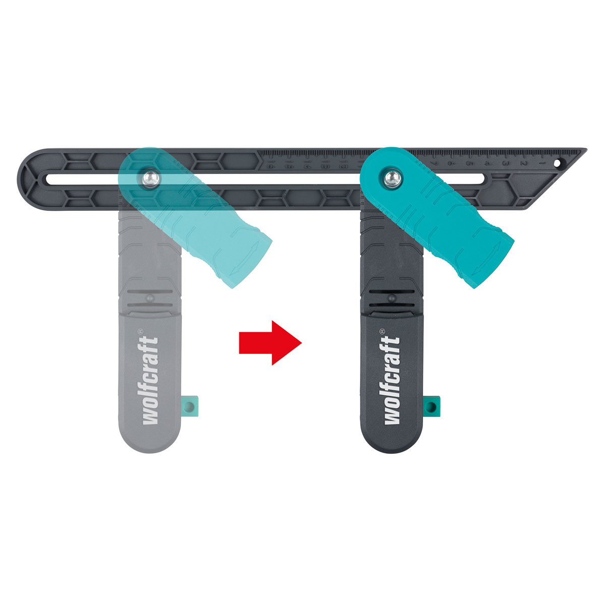 Wolfcraft  Winkelschmiege mit Streichmaßfunktion Bild 11