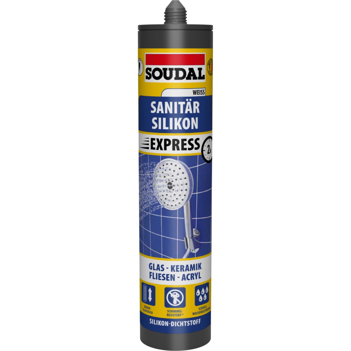 Soudal Sanitärsilikon Dusche und Bad weiß