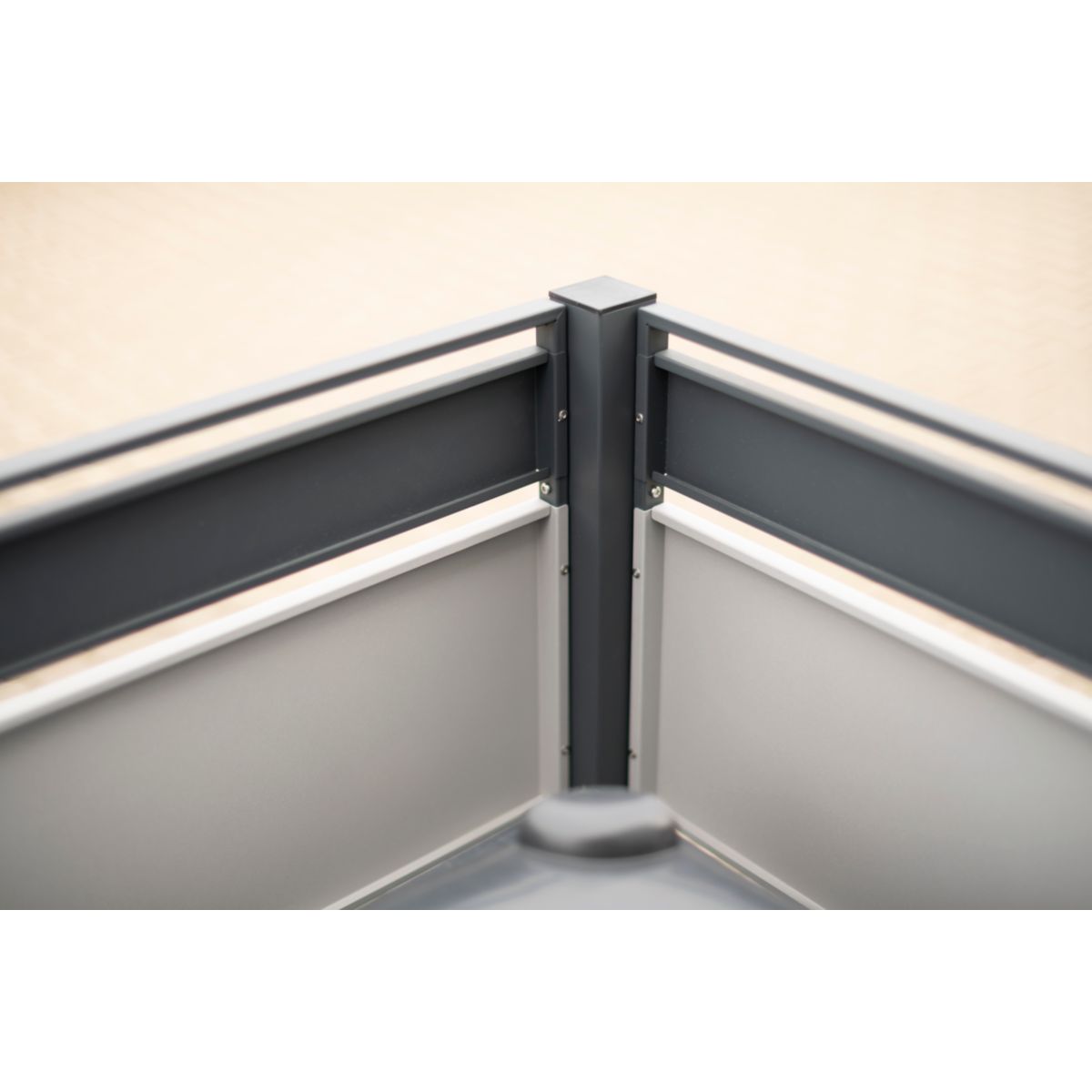 Westmann Mülltonnenverkleidung Planum 2x 240 L 1er Box 90x170x120 cm Bild 6