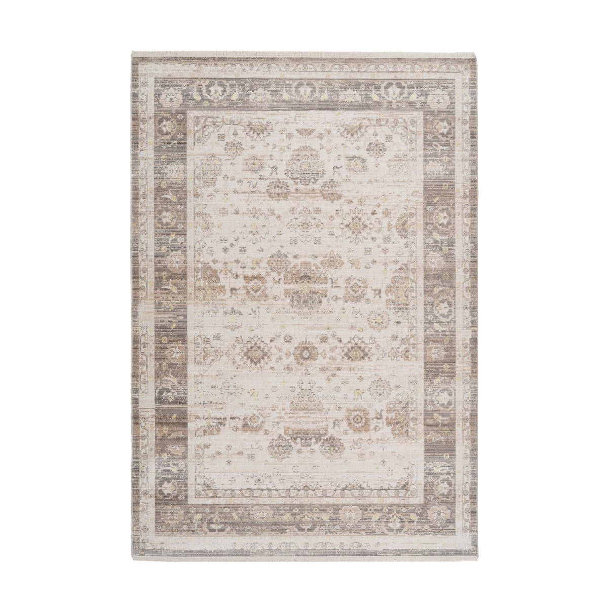 Fransenteppich Baroque 1000 beige