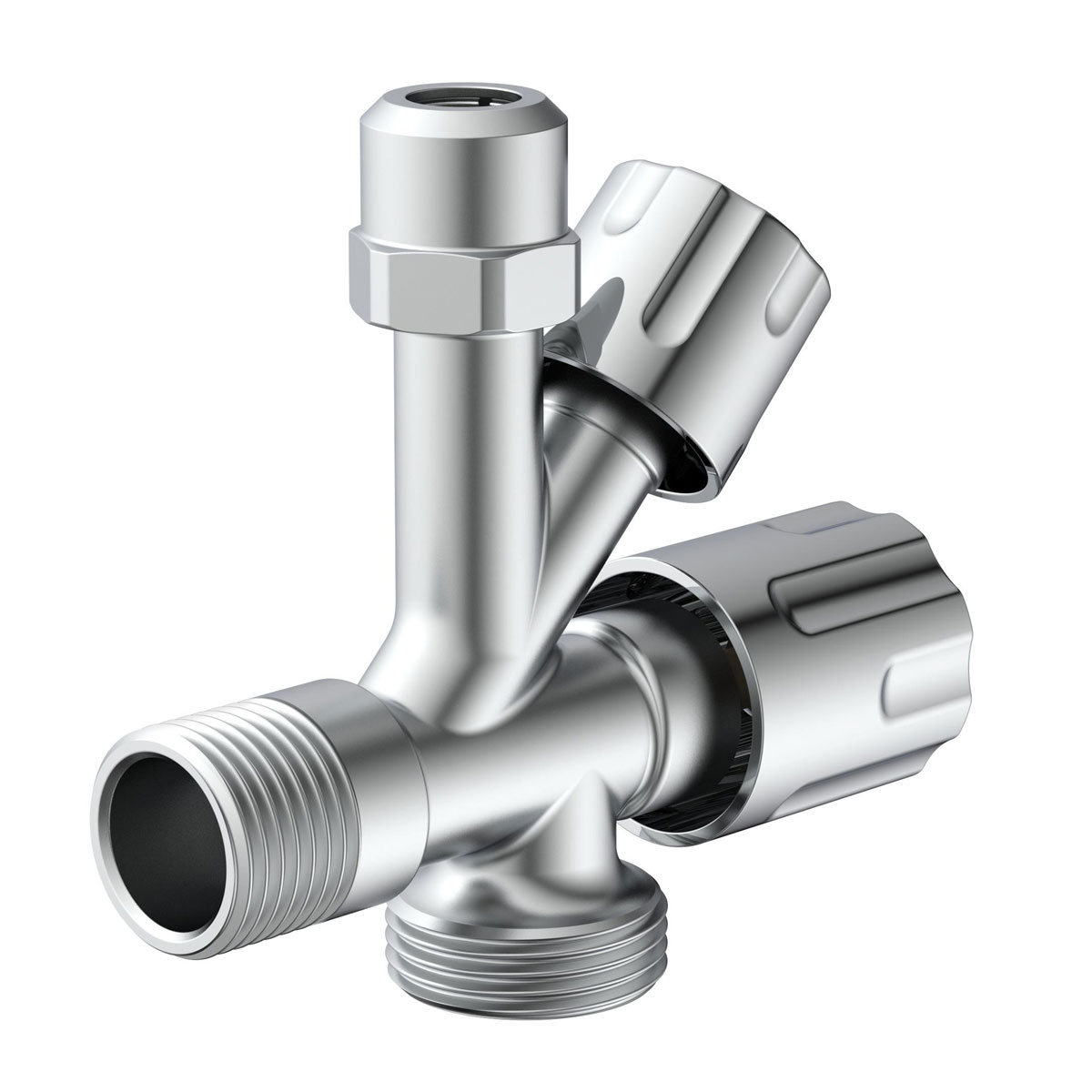 Kirchhoff Geräteanschluss-Eckventil 1/2"x3/4"x3/8" AG Bild 3