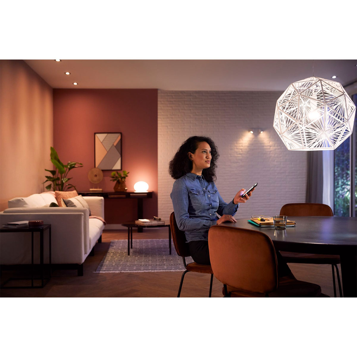 Philips Hue LED-Leuchtmittel-Set rund 10W 2-teilig Bild 10