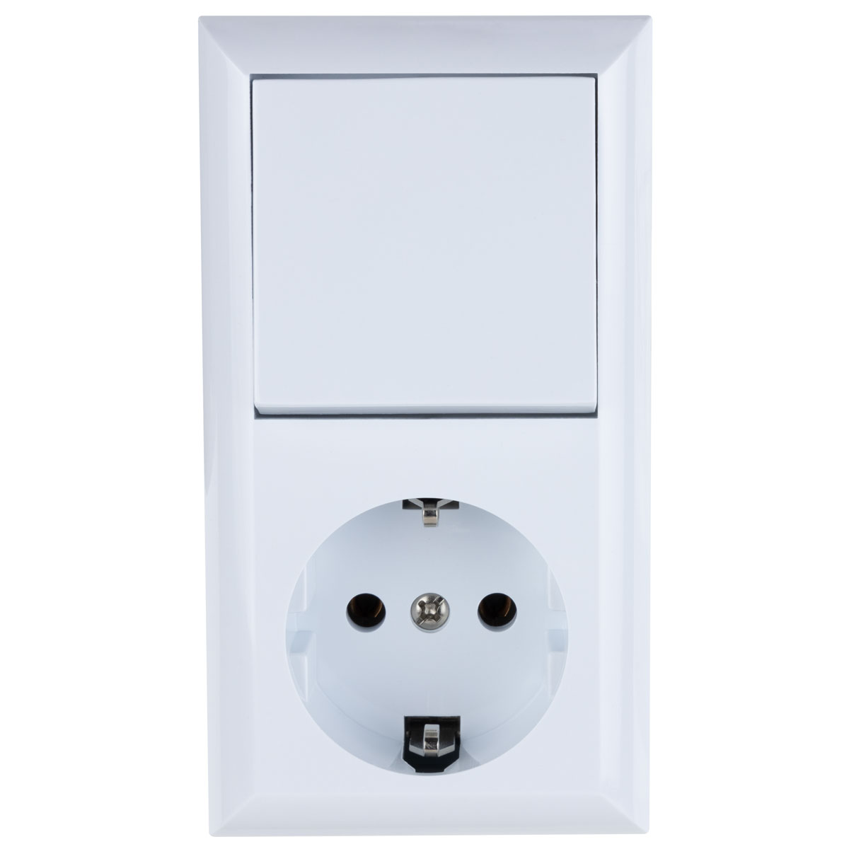 REV Ritter AP-Schalterprogramm PlanoLuxe weiß Kombi Aus-/Wechselschalter