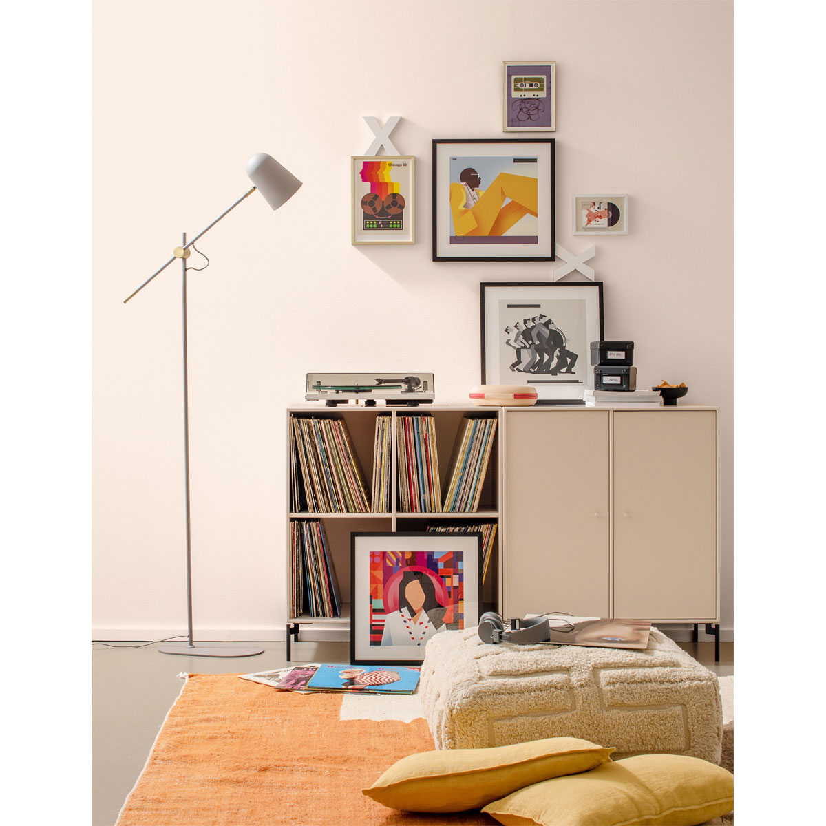 Alpina Innenfarbe pure farben 2,5 L Zartorange matt Bild 2