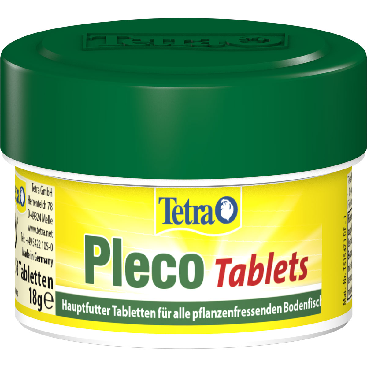 Tetra Fischfutter Pleco Tablets 58 Tabletten