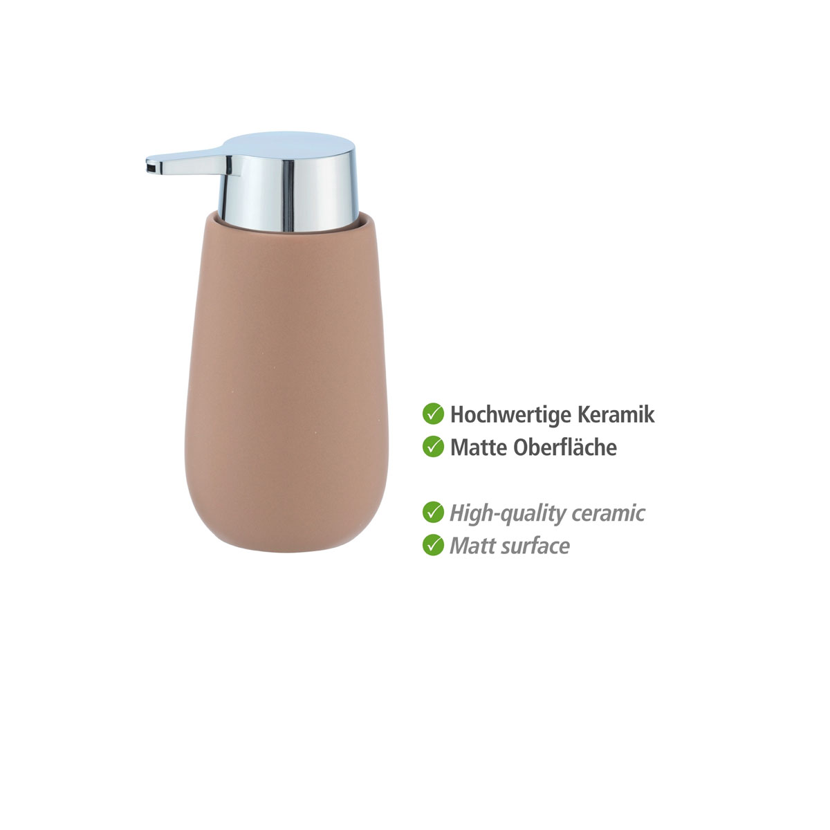 Wenko Seifenspender Badi sand 320 ml Bild 2