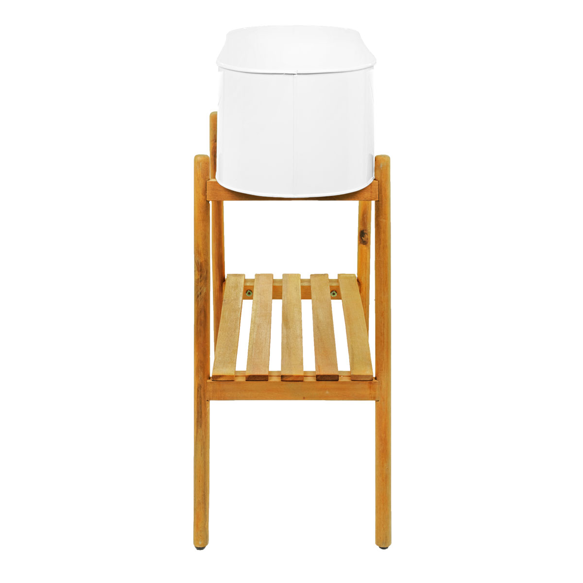 Wingart Hochbeet Gloria weiß 60 x 30 x 80 cm Bild 3