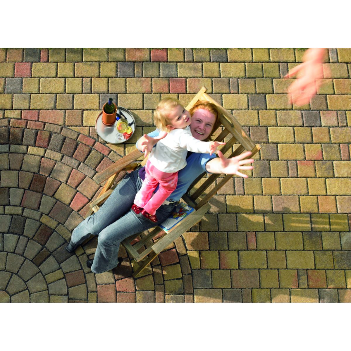 Lusit Capriccio Altstadt kreis Braun-Melange Verlegeeinheit 6 cm