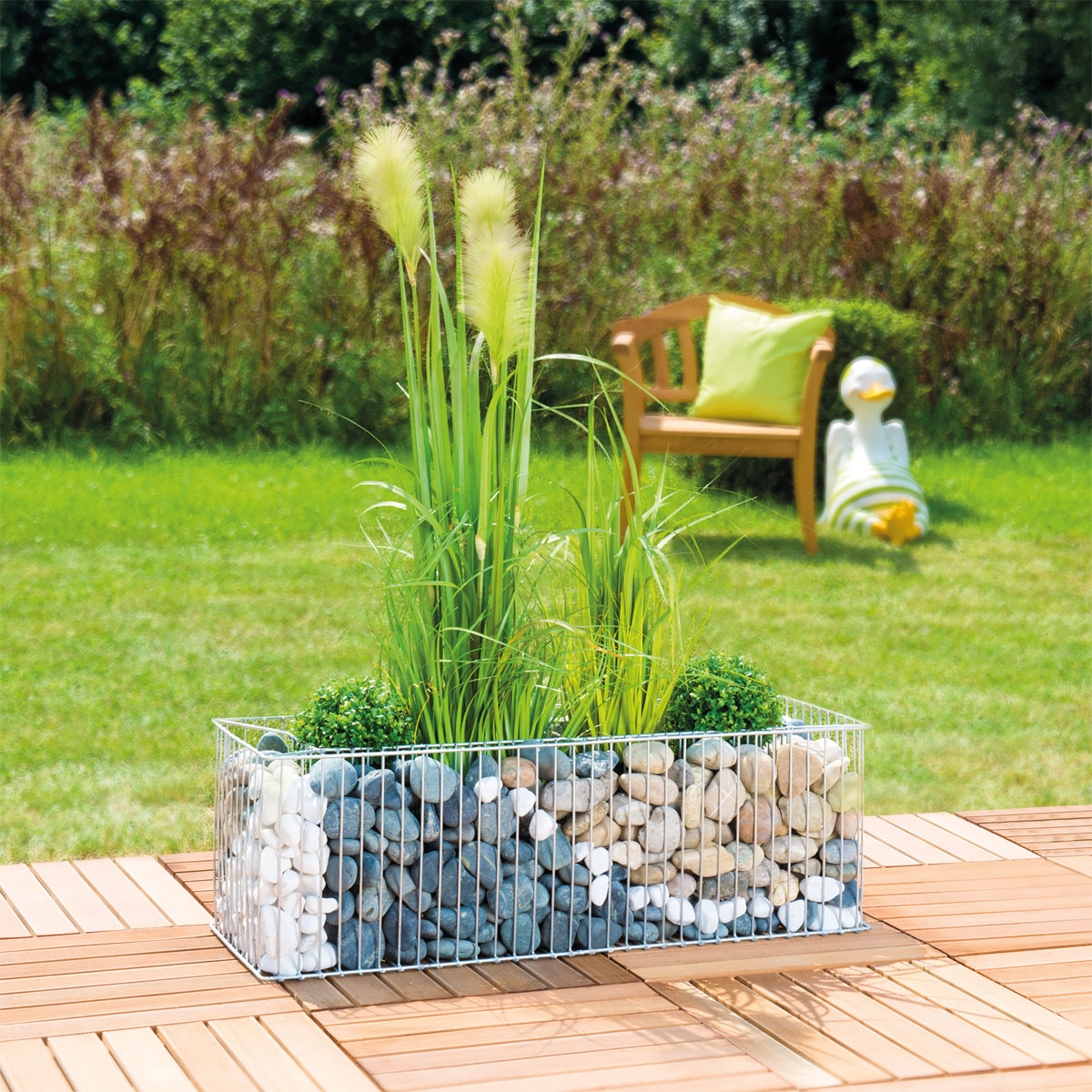 Wilk Gabionen-Pflanzgefäß Emerald M Bild 2