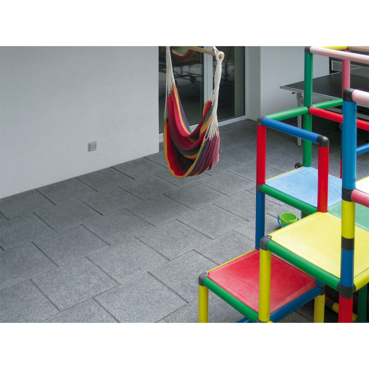 Diephaus  Terrassenplatte No 1 Flix Anthrazit 40 x 40 x 4 cm Bild 2