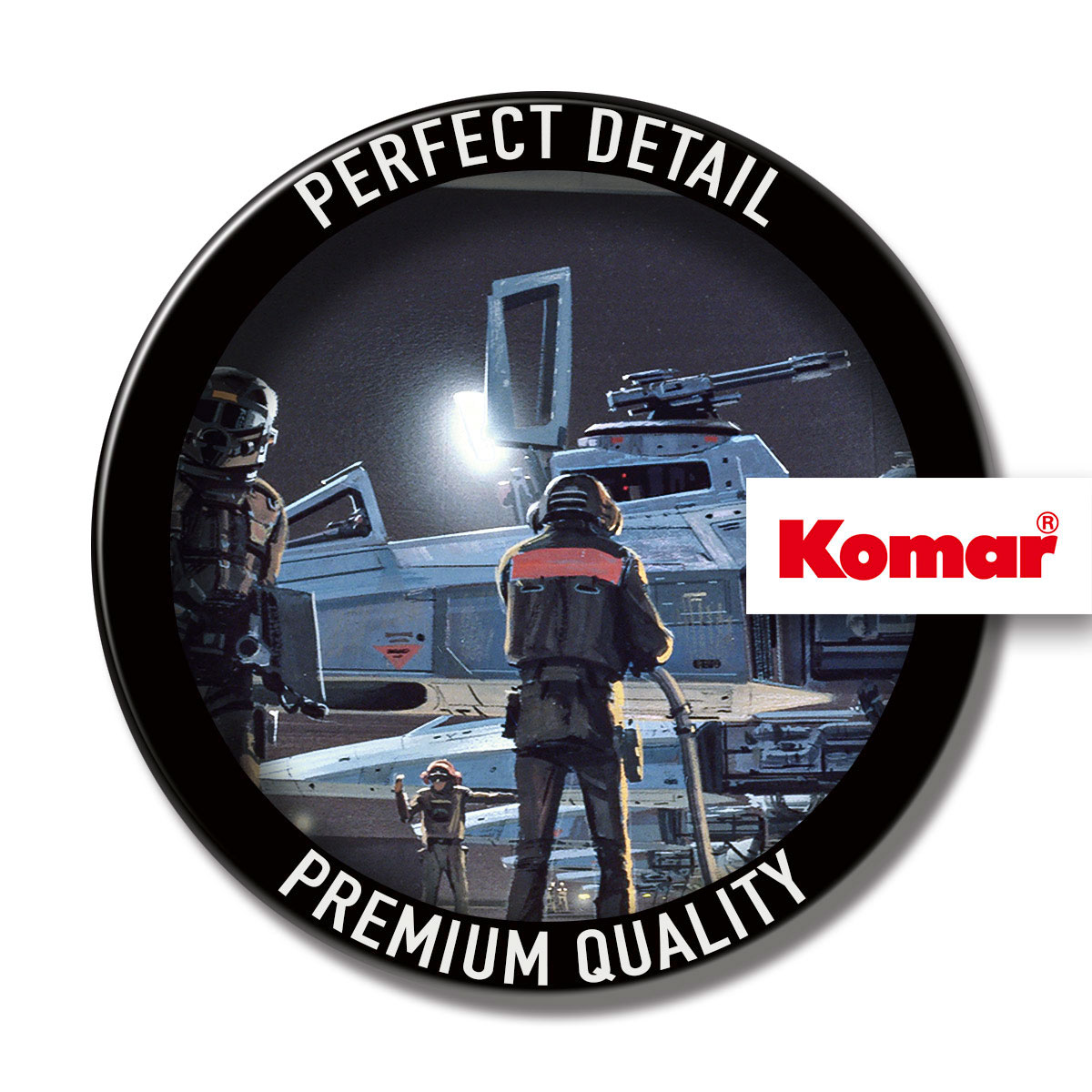 Komar  Wandbild Star Wars Classic Yavin Y-Wing 70x50 cm Bild 7