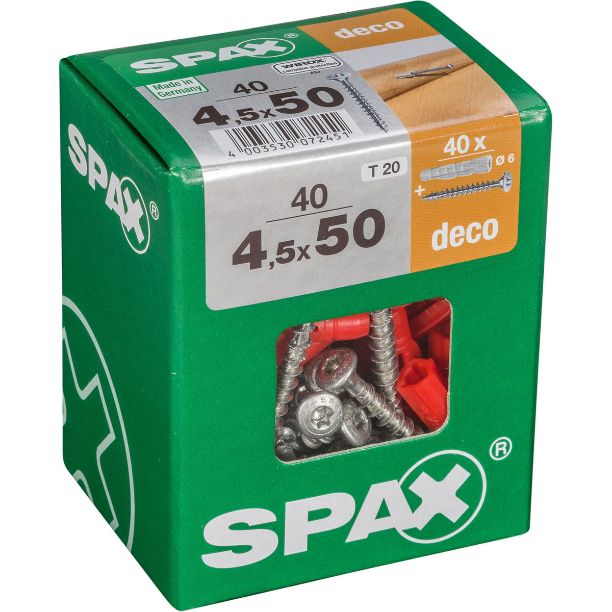 Spax Universalschraube WIROX Linsensenkkopf Bild 2