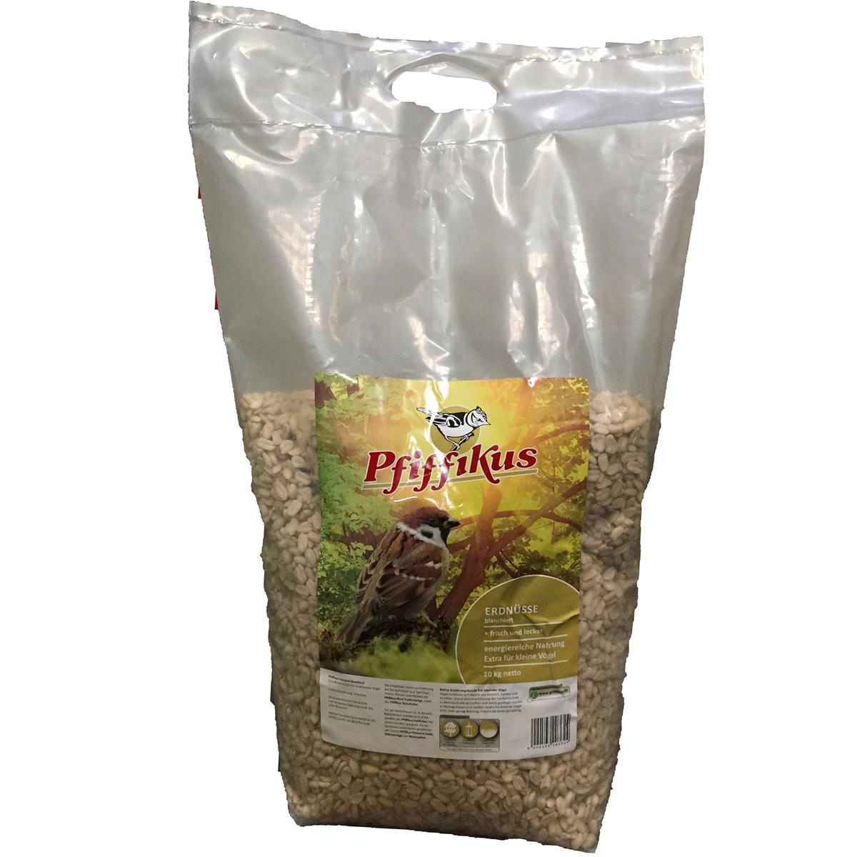Germany product data sample: Pfiffikus Erdnüsse blanchiert 10kg