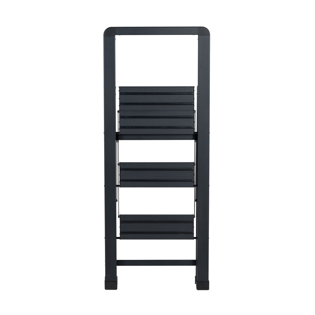 Wenko Alu-Smart Klapptrittleiter 3-stufig schwarz Bild 7