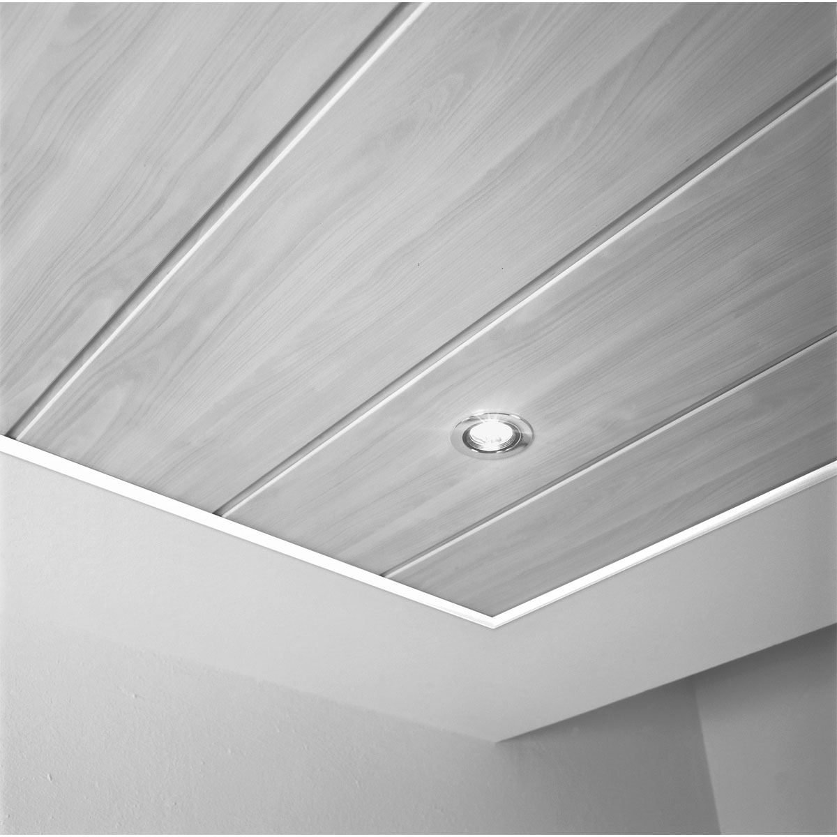 Viertelstab weiß Hochglanz 2,6 m Bild 2