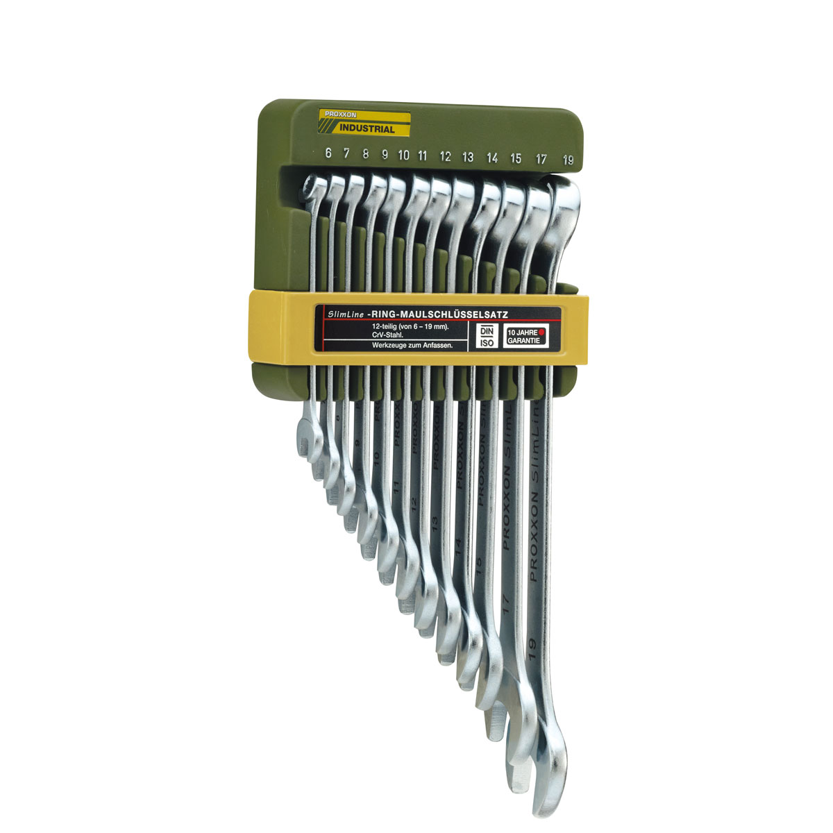 Proxxon Industrial Ring-Gabelschlüssel-Satz 6-19 mm 12-teilig
