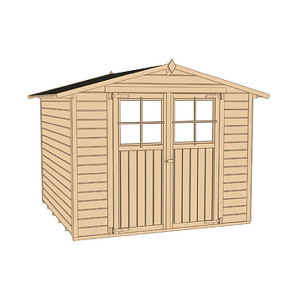 Weka Gartenhaus 316 290 x 318 x 221 cm Bild 3