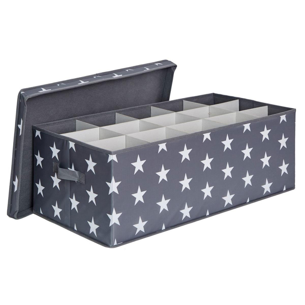 Aufbewahrungsbox für z.B Weihnachtskugeln weiß 30 Fächer Bild 7