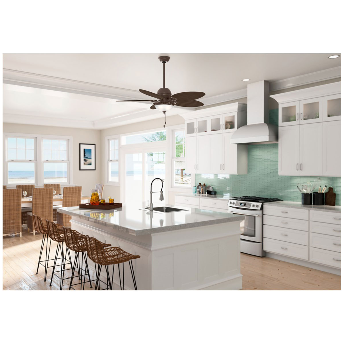 Hunter Fan Hunter Deckenenventilator Caribbean Breeze 137 cm bronze Bild 7