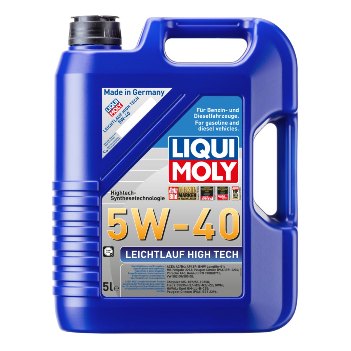 Liqui Moly Leichtlauf-Motor-Öl High Tec 5W-40 5 L