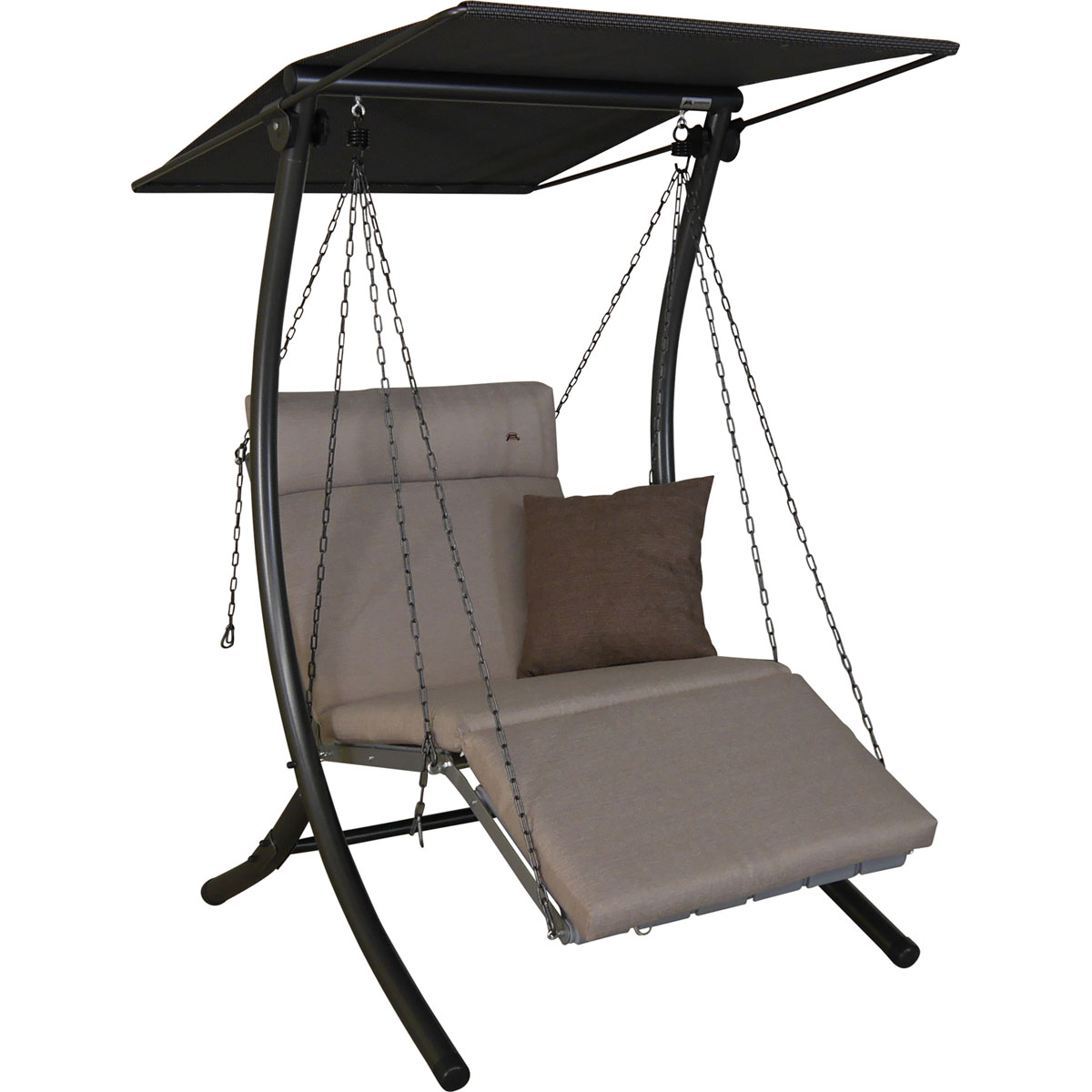 Angerer Freizeitmöbel GmbH Hollywoodschaukel 1-Sitzer Luxus Smart sand Bild 1