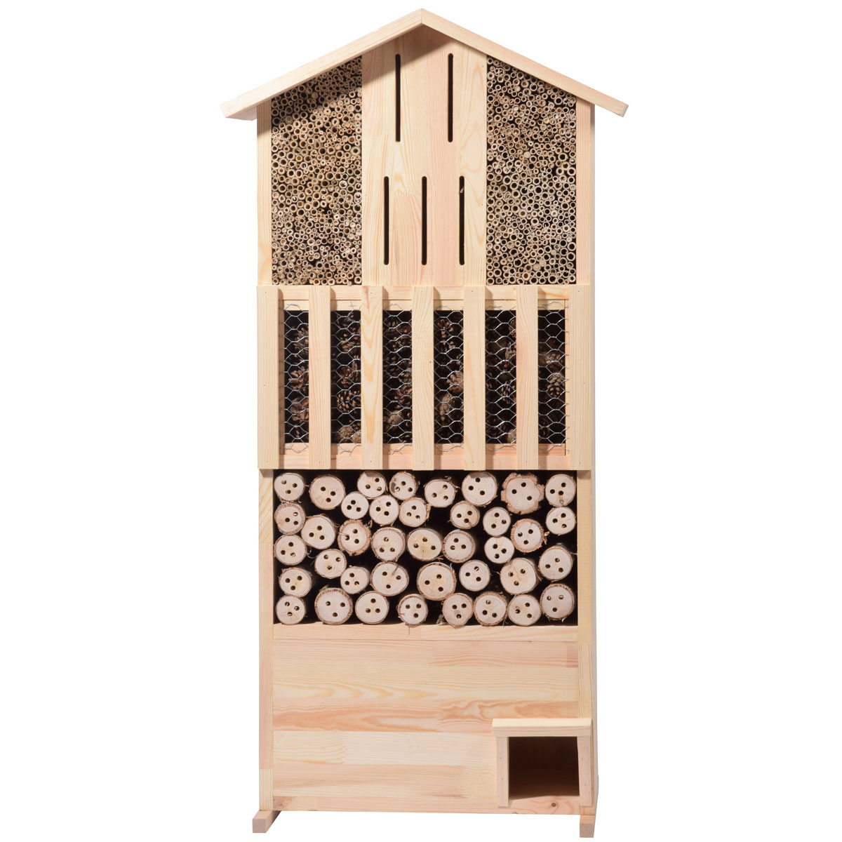 dobar Insektenhotel 30 x 110 x 58 cm beige