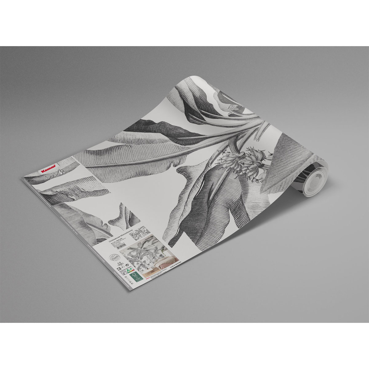 Komar  Vlies Fototapete Croissances Monochrome 400x280 cm Bild 4