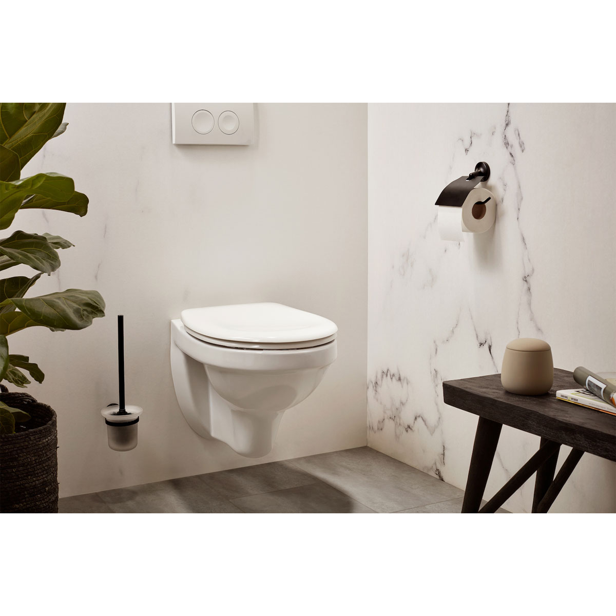 Haceka  Aspen Toilettenbürste Glas schwarz Bild 3