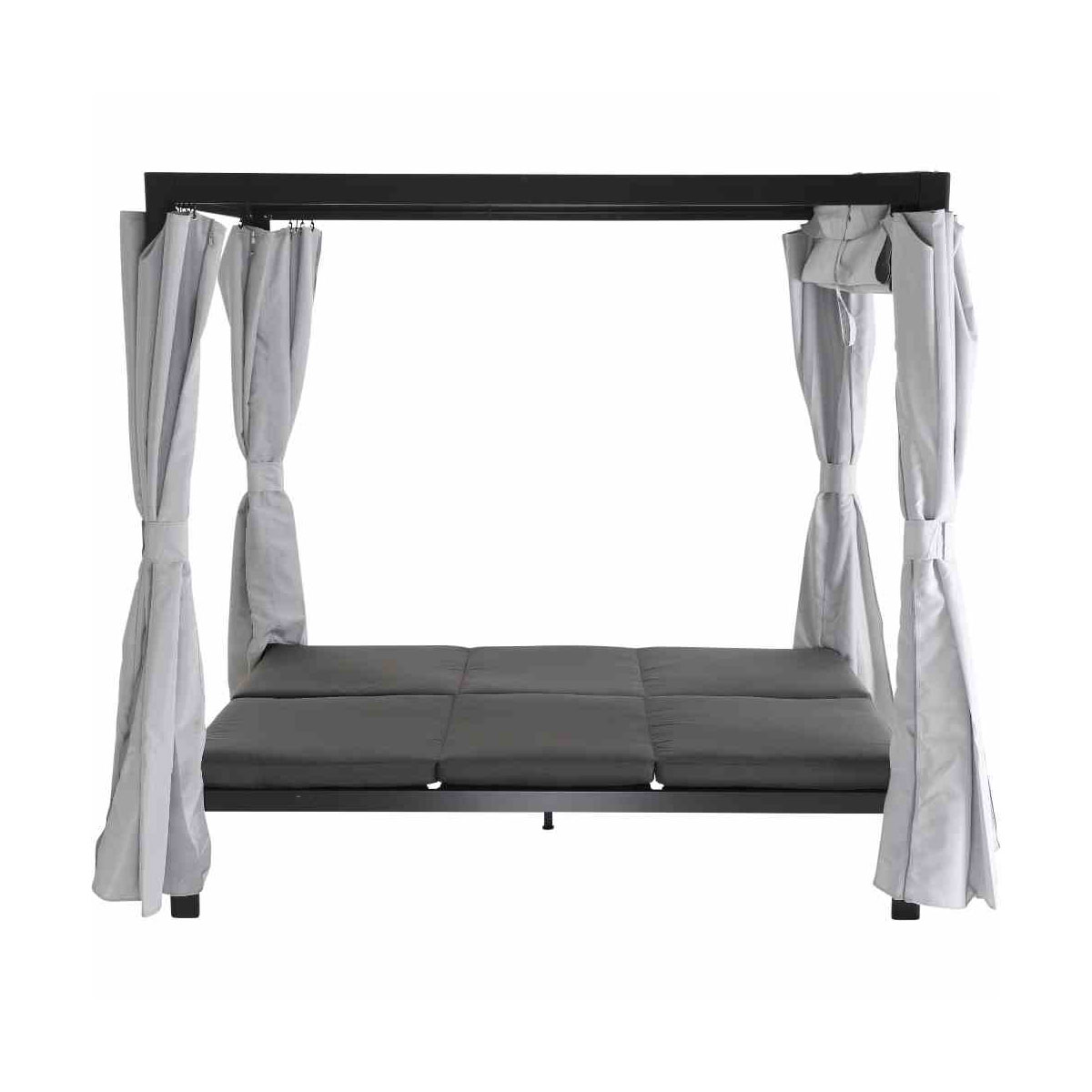 Siena Garden Sofabett „Waikiki“, mehrfach verstellbar, anthrazit/grau Bild 3