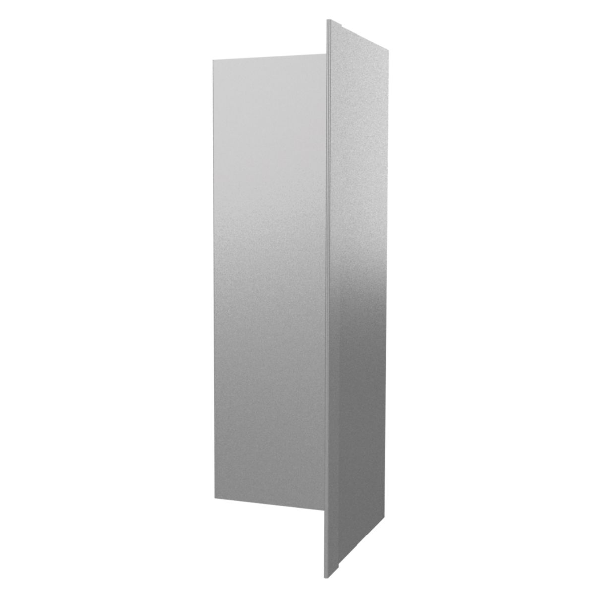 Innenecke 100x100 mm 1 m Aluzink