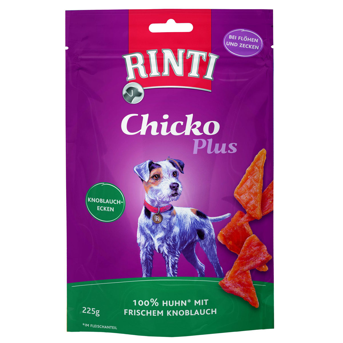 Rinti Snack Chicko Plus Knoblauch 225g