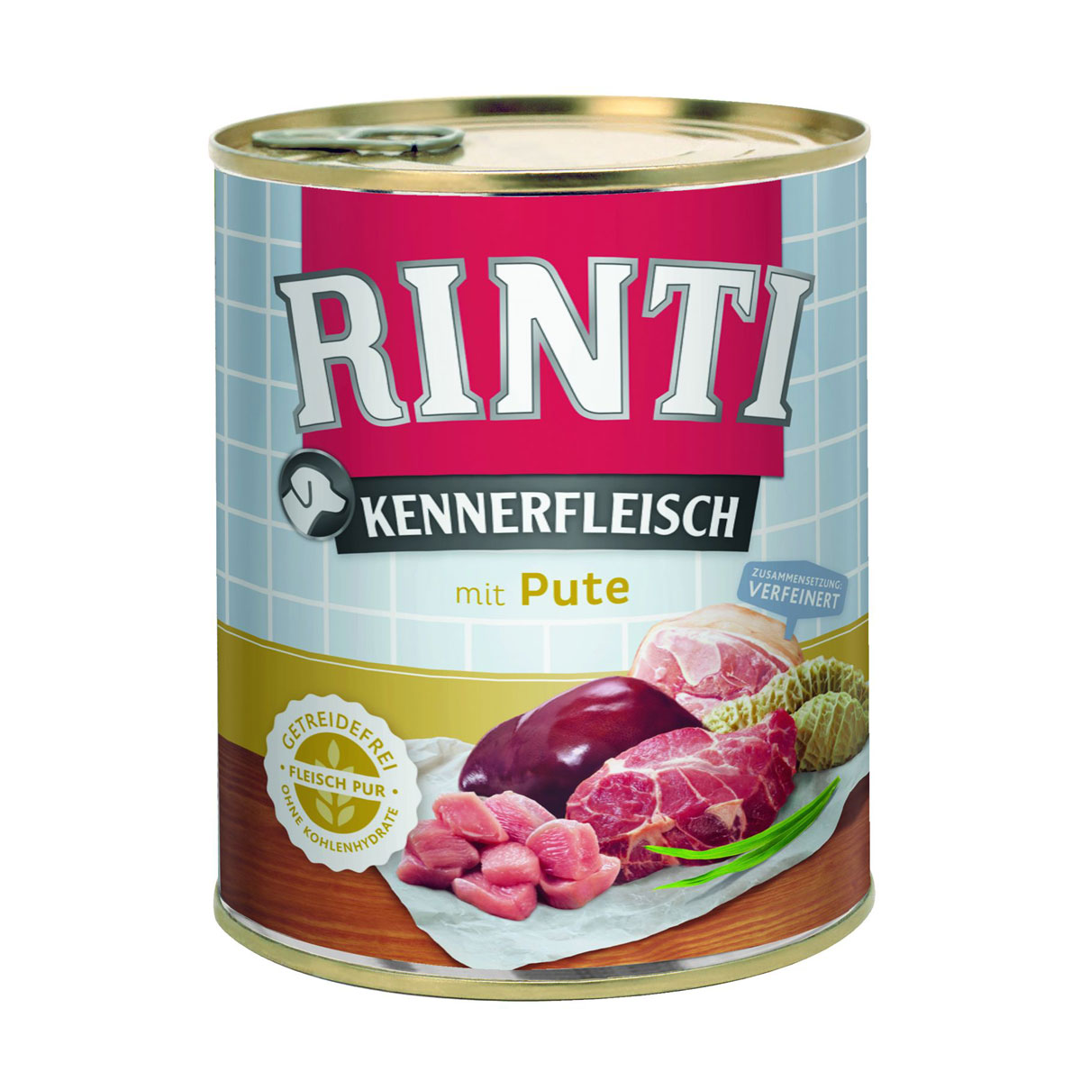 Rinti  Dose Kennerfleisch Pute 800g