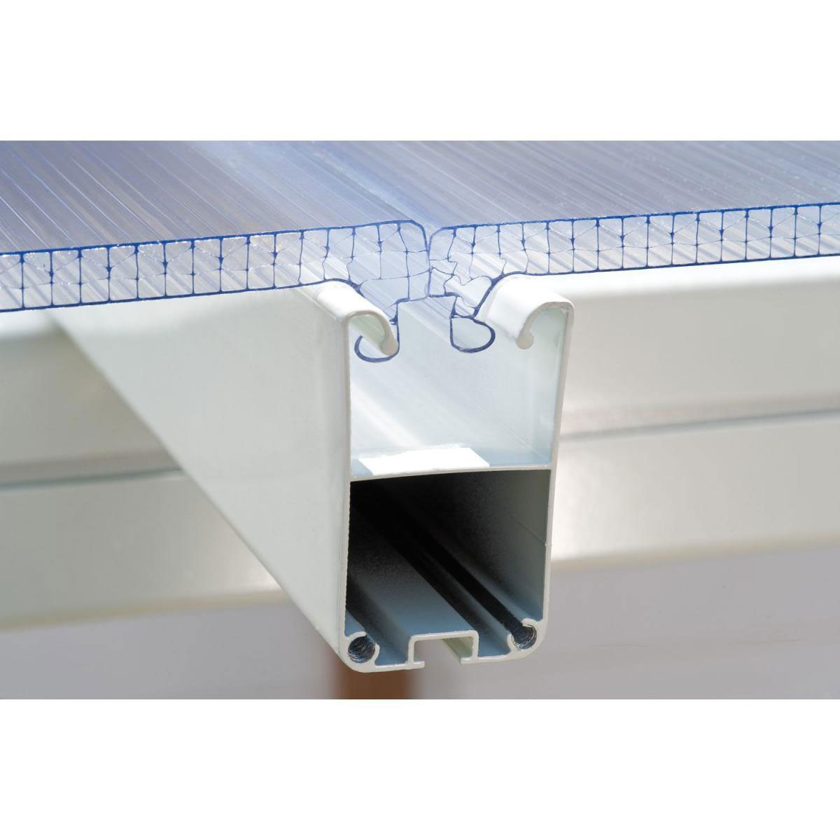 Palram Terrassenüberdachung Feria 425 x 300 cm weiß Bild 5